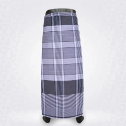 Black and White Checked Cotton Lungi